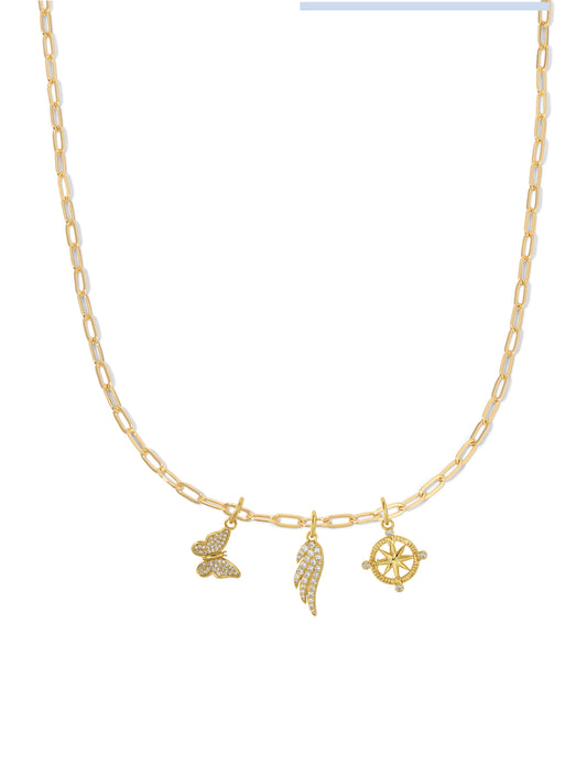 Build Your Own 3 Charm Necklace