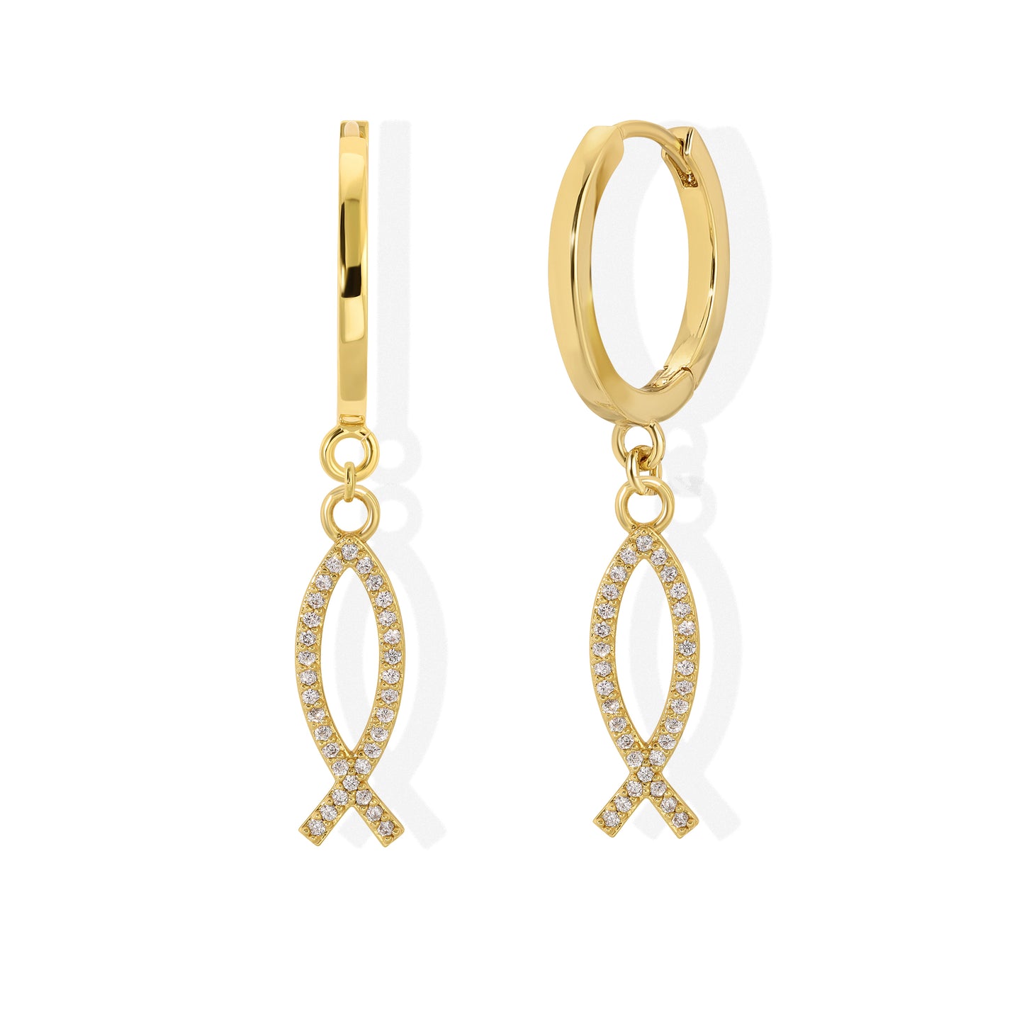 Ichthys Charm Earrings