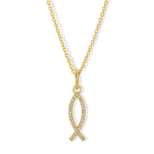 Ichthys Charm Necklace