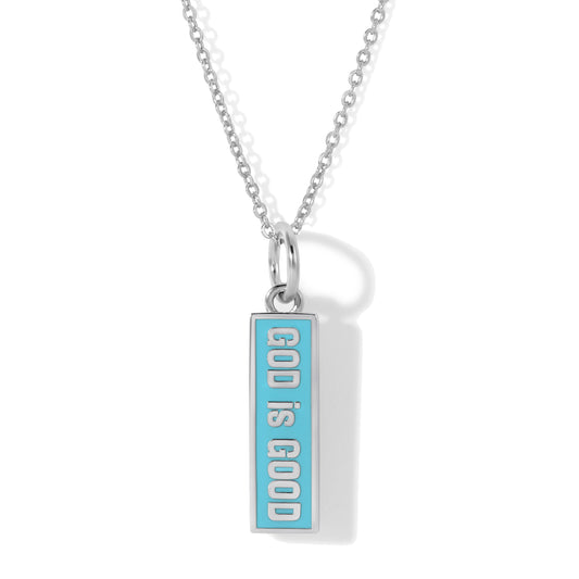 Sterling Silver God is Good Necklace