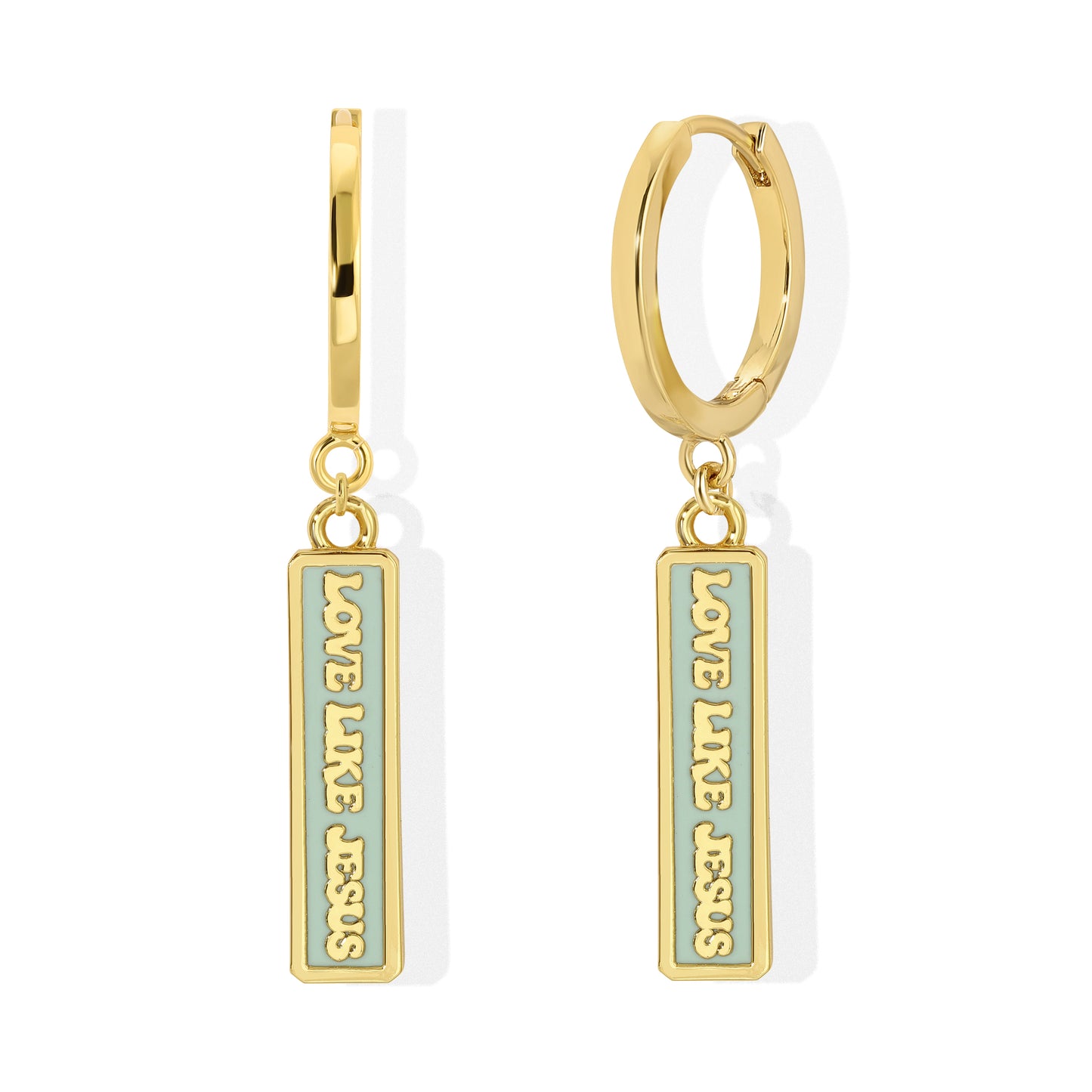 Love Like Jesus Charm Earring