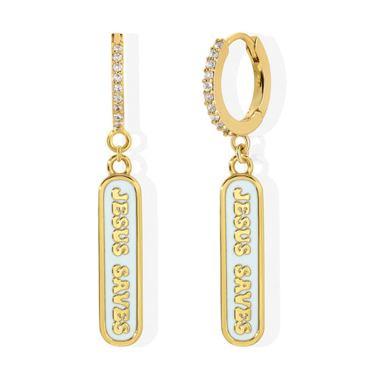 Jesus Saves Earrings