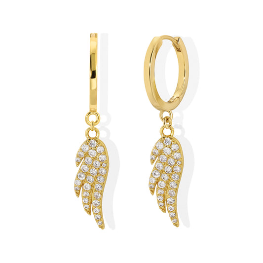 With Brave Wings Earrings