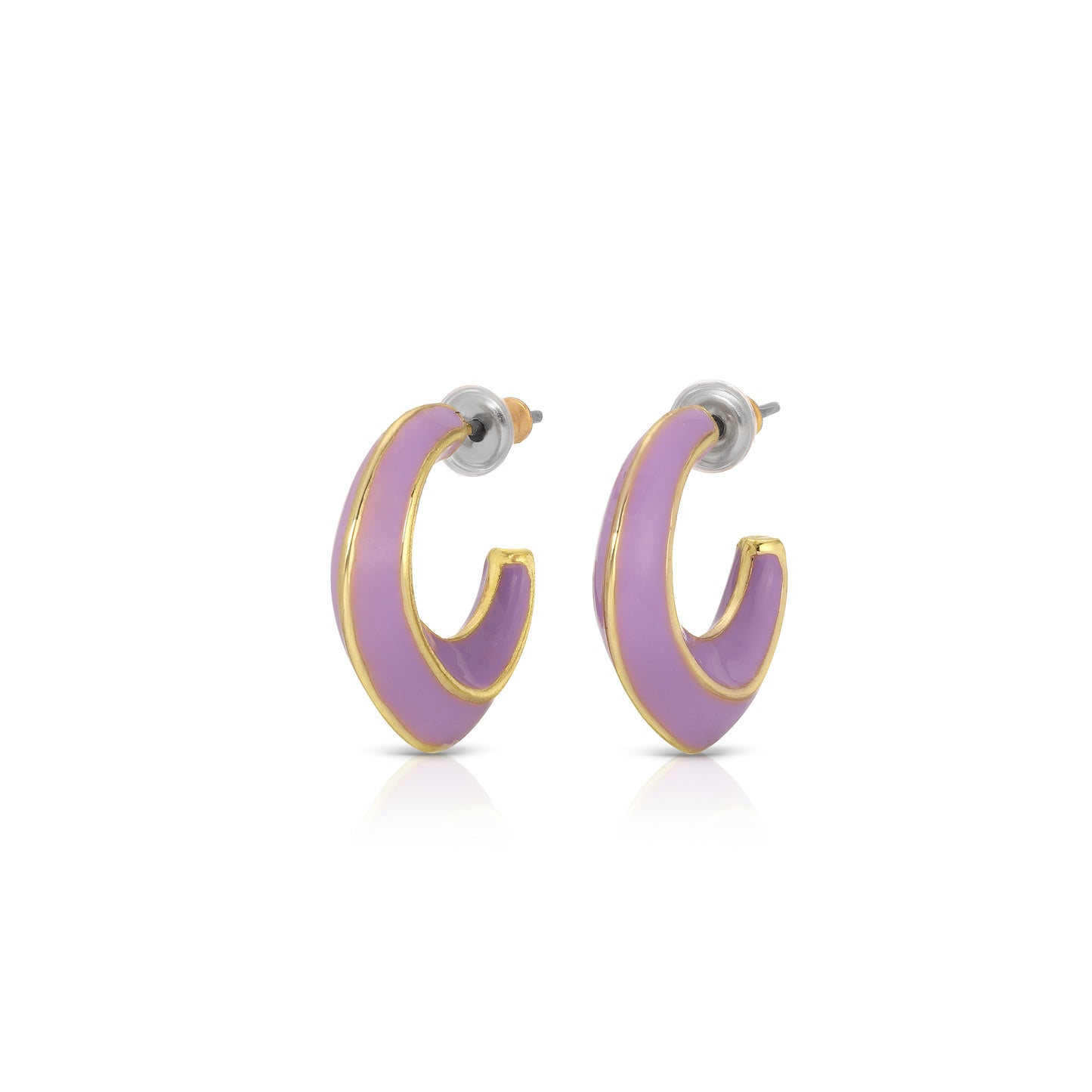 Purple Prism Hoops