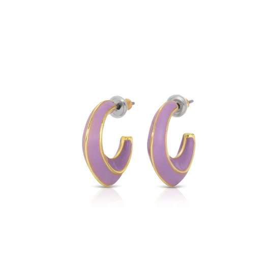Purple Prism Hoops