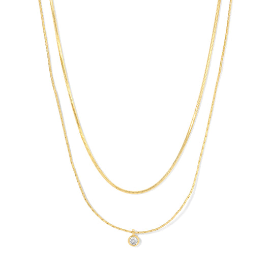 Dual Spark Necklace